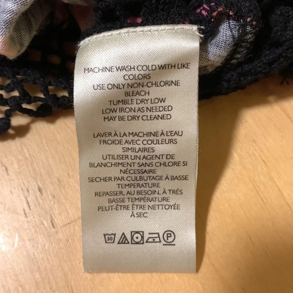 FREE PEOPLE NWOT Aruba Top in Black Combo - Picture 4 of 5